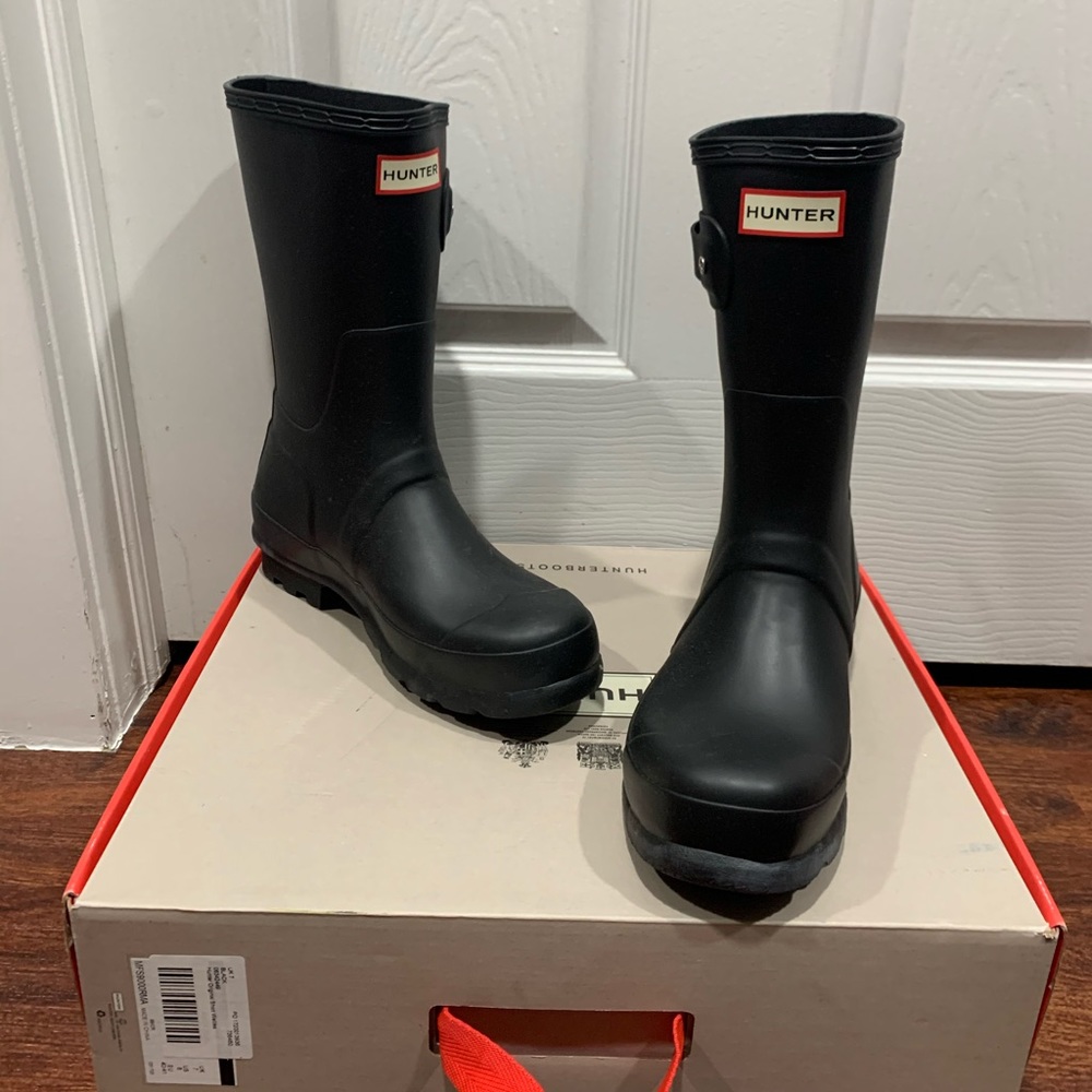 Men’s Hunter Original Short Wellies Rain Boots